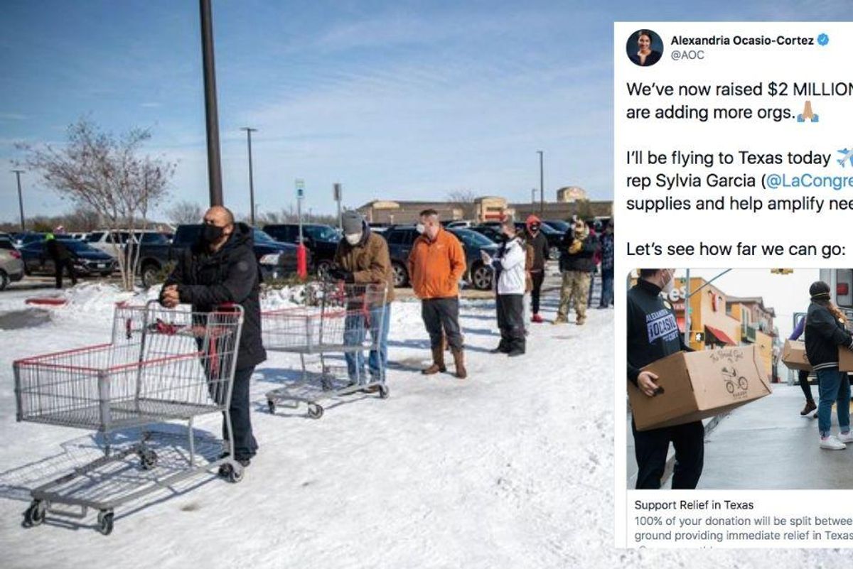 AOC Raises $2 Million for Texas Winter Storm Relief