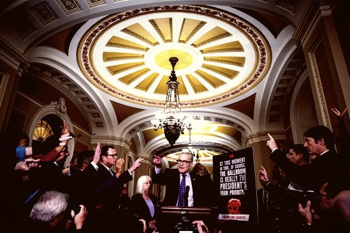 Schumer battles GOP's $1B Trump ballroom security funding