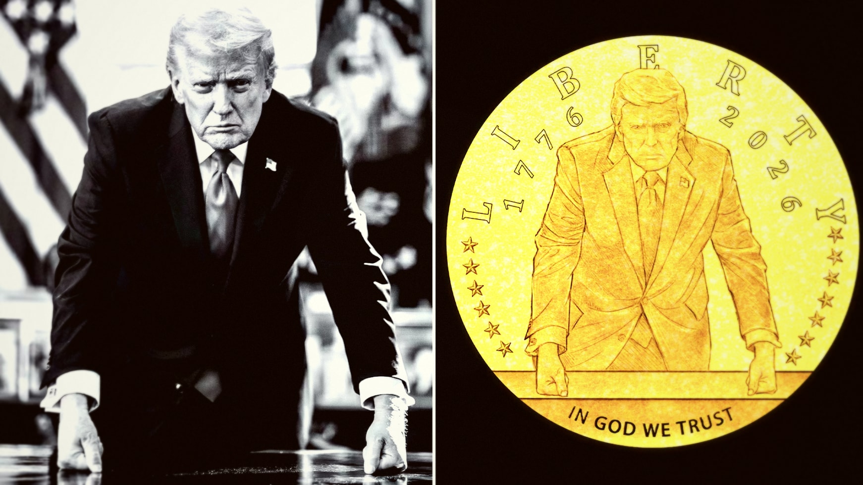 Trump Gold Coin Breaks Historic Presidential Precedent