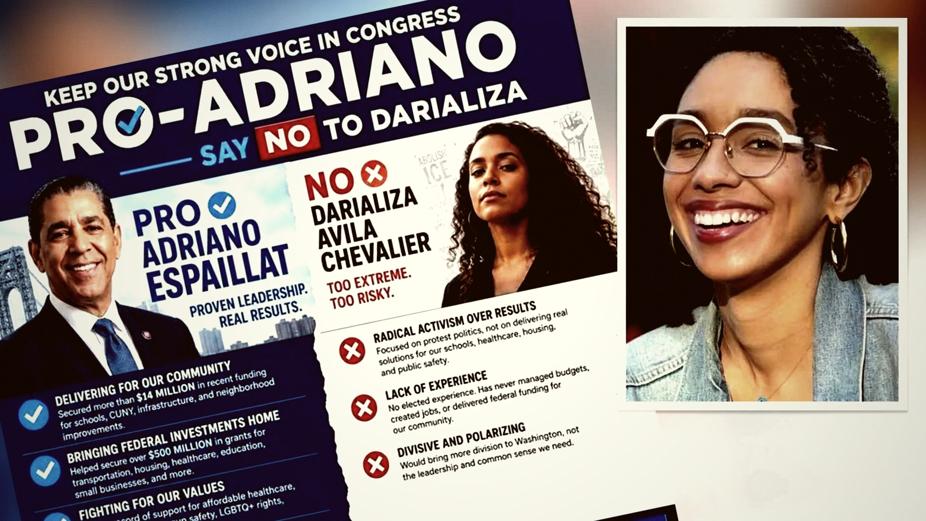 Espaillat Campaign Flyer Uses Wrong Photo of Primary Rival